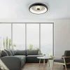 Luminaires Leuchten Direkt Éclairage Led|Plafonnier Leuchten-Direkt VERTIGO LED Noir, 1 lumière, Télécommandes
