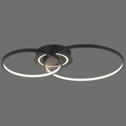 Luminaires Leuchten Direkt Éclairage Led|Plafonnier Leuchten-Direkt ASMINA LED Noir, 2 lumières