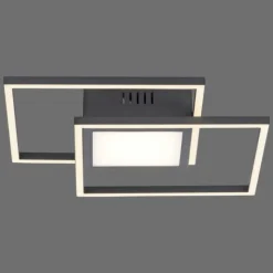 Luminaires Leuchten Direkt Éclairage Led|Plafonnier Leuchten-Direkt ASMIN LED Noir, 1 lumière