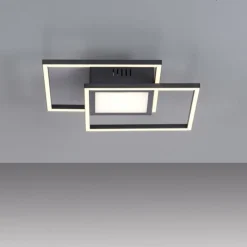 Luminaires Leuchten Direkt Éclairage Led|Plafonnier Leuchten-Direkt ASMIN LED Noir, 1 lumière