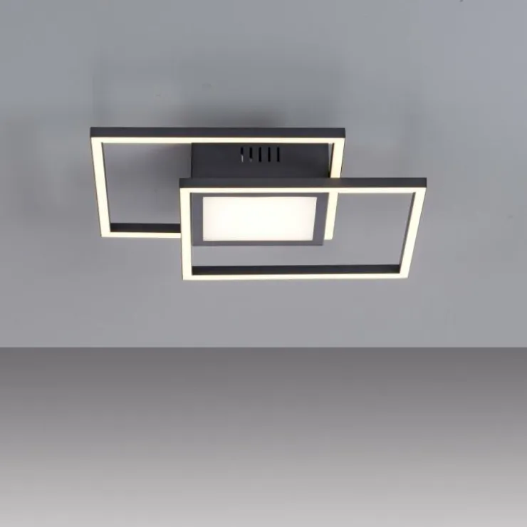 Luminaires Leuchten Direkt Éclairage Led|Plafonnier Leuchten-Direkt ASMIN LED Noir, 1 lumière
