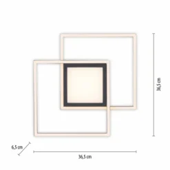 Luminaires Leuchten Direkt Éclairage Led|Plafonnier Leuchten-Direkt ASMIN LED Noir, 1 lumière