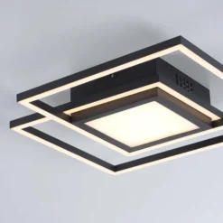 Luminaires Leuchten Direkt Éclairage Led|Plafonnier Leuchten-Direkt ASMIN LED Noir, 1 lumière