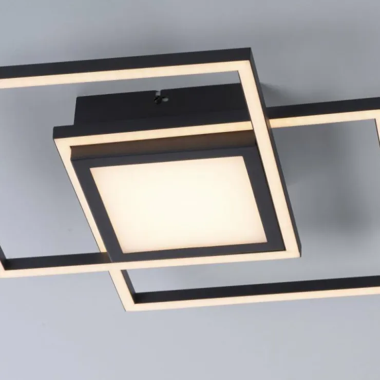 Luminaires Leuchten Direkt Éclairage Led|Plafonnier Leuchten-Direkt ASMIN LED Noir, 1 lumière