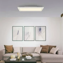Luminaires Leuchten Direkt Éclairage Led|Plafonnier Leuchten-Direkt BEDGING LED Blanc, 1 lumière