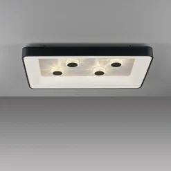 Luminaires Leuchten Direkt Éclairage Led|Plafonnier Leuchten-Direkt VERTIGO LED Noir, 1 lumière, Télécommandes