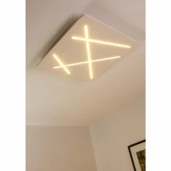 Linea Light Éclairage Led|Plafonnier LED Blanc, 1 lumière