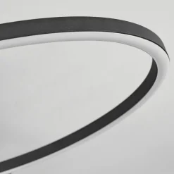 hofstein Éclairage Led|Plafonnier Loftheim LED Chrome, Noir, Blanc, 1 lumière, Télécommandes