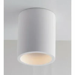 Luce Design Plafonniers|Plafonnier Luce-Design Banjie peut être peint avec de la peinture ordinaire, Blanc, 1 lumière