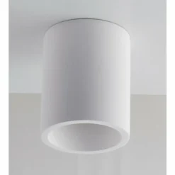 Luce Design Plafonniers|Plafonnier Luce-Design Banjie peut être peint avec de la peinture ordinaire, Blanc, 1 lumière