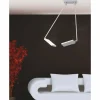 Luce Design Éclairage Led|Plafonnier Luce-Design Book LED Argenté, 2 lumières