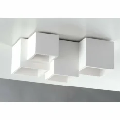 Luce Design Plafonniers|Plafonnier Luce-Design Foster peut être peint avec de la peinture ordinaire, Blanc, 5 lumières