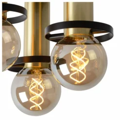 Luminaires Lucide Plafonniers|Plafonnier Lucide ANAKA Noir, 3 lumières