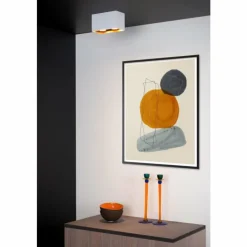 Luminaires Lucide Plafonniers|Plafonnier Lucide BIDO Cuivre, Blanc, 2 lumières