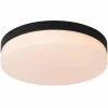 Luminaires Lucide Éclairage Led|Plafonnier Lucide BISKIT LED Noir, 1 lumière, Détecteur de mouvement