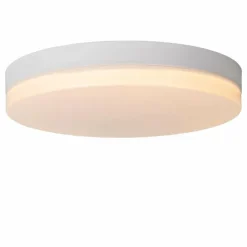 Luminaires Lucide Éclairage Led|Plafonnier Lucide BISKIT LED Blanc, 1 lumière, Détecteur de mouvement