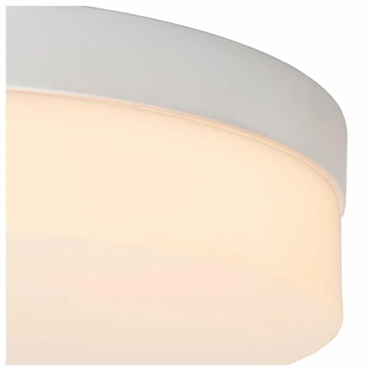 Luminaires Lucide Éclairage Led|Plafonnier Lucide BISKIT LED Blanc, 1 lumière, Détecteur de mouvement