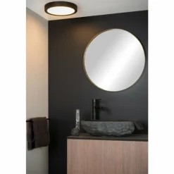 Luminaires Lucide Éclairage Led|Plafonnier Lucide BRICE LED Noir, 1 lumière
