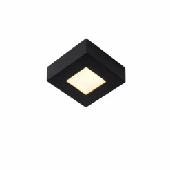 Luminaires Lucide Éclairage Led|Plafonnier Lucide BRICE LED Noir, 1 lumière