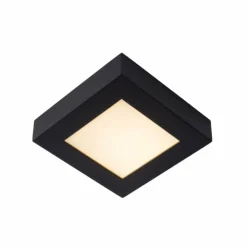 Luminaires Lucide Éclairage Led|Plafonnier Lucide BRICE LED Noir, 1 lumière
