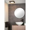 Luminaires Lucide Éclairage Led|Plafonnier Lucide BRICE LED Noir, 1 lumière