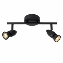 Luminaires Lucide Spots Et Projecteurs|Plafonnier Lucide CARO Noir, 2 lumières