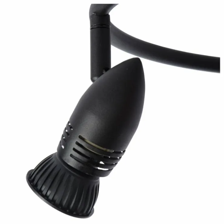 Luminaires Lucide Spots Et Projecteurs|Plafonnier Lucide CARO Noir, 3 lumières
