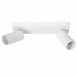 Luminaires Lucide Spots Et Projecteurs|Plafonnier Lucide CLUBS Blanc, 2 lumières
