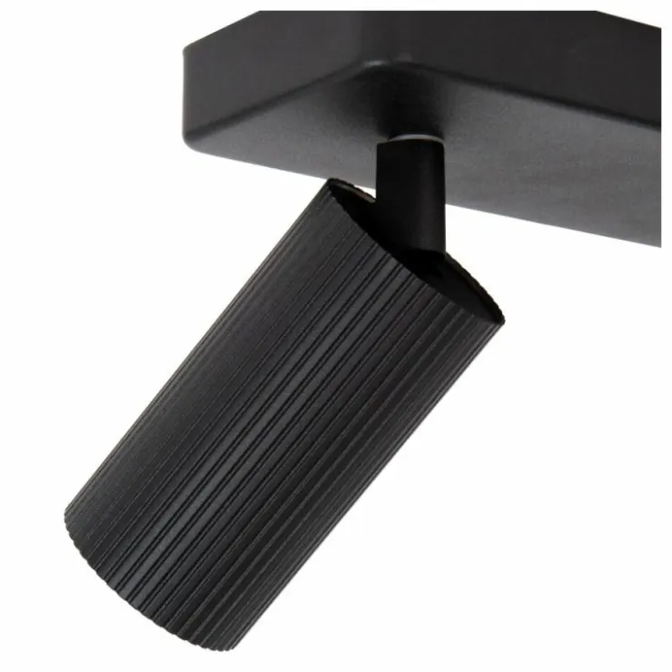 Luminaires Lucide Spots Et Projecteurs|Plafonnier Lucide CLUBS Noir, 2 lumières