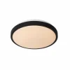 Luminaires Lucide Éclairage Led|Plafonnier Lucide DASHER LED Noir, 1 lumière, Détecteur de mouvement