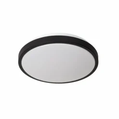 Luminaires Lucide Éclairage Led|Plafonnier Lucide DASHER LED Noir, 1 lumière, Détecteur de mouvement