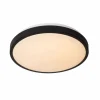Luminaires Lucide Éclairage Led|Plafonnier Lucide DASHER LED Noir, 1 lumière, Détecteur de mouvement