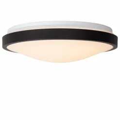 Luminaires Lucide Éclairage Led|Plafonnier Lucide DASHER LED Noir, 1 lumière, Détecteur de mouvement