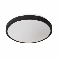 Luminaires Lucide Éclairage Led|Plafonnier Lucide DASHER LED Noir, 1 lumière, Détecteur de mouvement