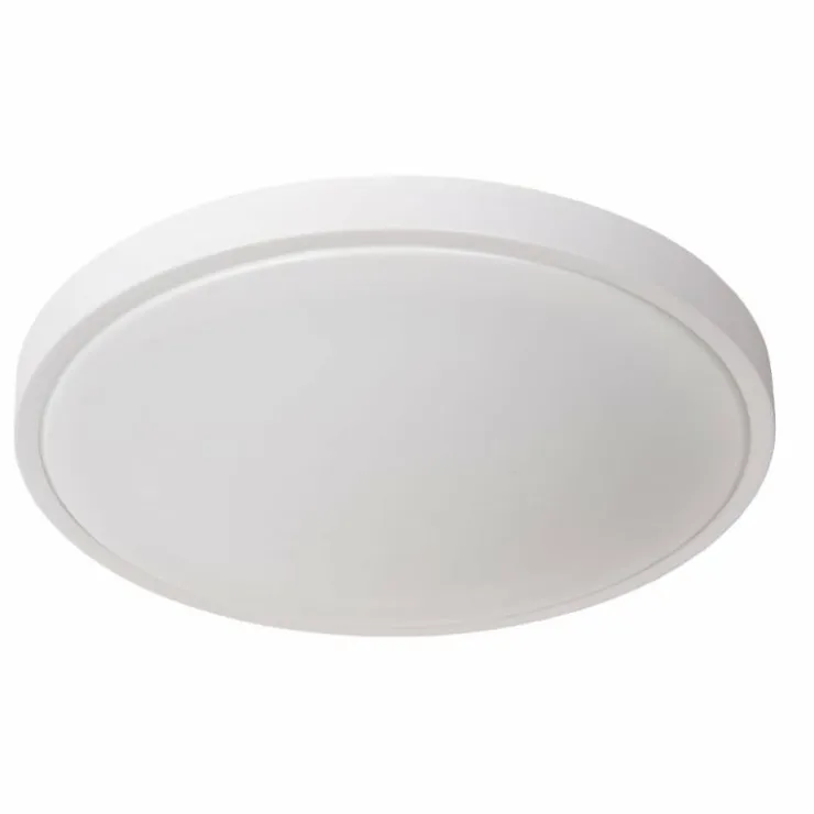 Luminaires Lucide Éclairage Led|Plafonnier Lucide DASHER LED Noir, 1 lumière, Détecteur de mouvement