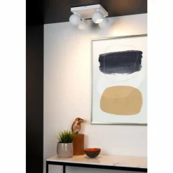 Luminaires Lucide Plafonniers|Plafonnier Lucide FAVORI Blanc, 4 lumières