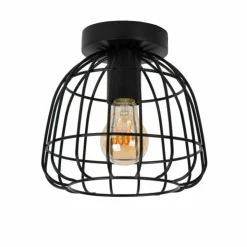 Luminaires Lucide Plafonniers|Plafonnier Lucide FILOX Noir, 1 lumière