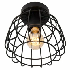 Luminaires Lucide Plafonniers|Plafonnier Lucide FILOX Noir, 1 lumière