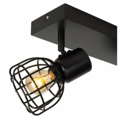 Luminaires Lucide Spots Et Projecteurs|Plafonnier Lucide FILOX Noir, 2 lumières