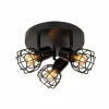Luminaires Lucide Spots Et Projecteurs|Plafonnier Lucide FILOX Noir, 1 lumière