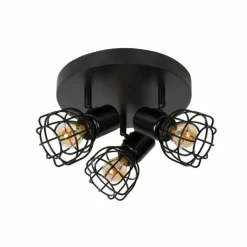 Luminaires Lucide Spots Et Projecteurs|Plafonnier Lucide FILOX Noir, 1 lumière