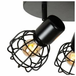 Luminaires Lucide Spots Et Projecteurs|Plafonnier Lucide FILOX Noir, 1 lumière