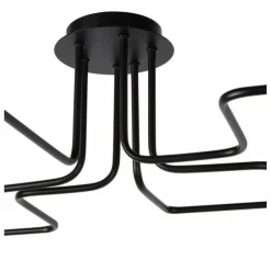 Luminaires Lucide Plafonniers|Plafonnier Lucide LESTER Noir, 6 lumières