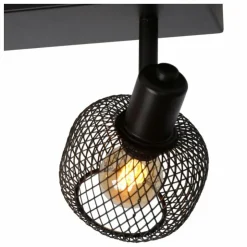 Luminaires Lucide Plafonniers|Plafonnier Lucide MAREN Noir, 2 lumières