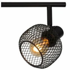 Luminaires Lucide Plafonniers|Plafonnier Lucide MAREN Noir, 4 lumières