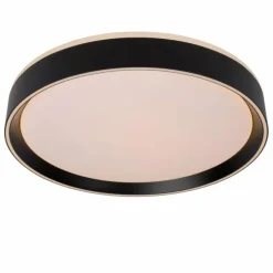 Luminaires Lucide Éclairage Led|Plafonnier Lucide NURIA LED Noir, 1 lumière