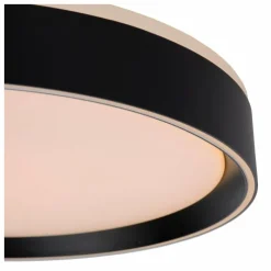 Luminaires Lucide Éclairage Led|Plafonnier Lucide NURIA LED Noir, 1 lumière