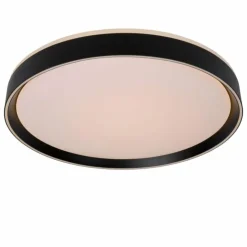 Luminaires Lucide Éclairage Led|Plafonnier Lucide NURIA LED Noir, 1 lumière
