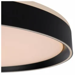 Luminaires Lucide Éclairage Led|Plafonnier Lucide NURIA LED Noir, 1 lumière