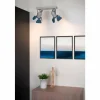 Luminaires Lucide Plafonniers|Plafonnier Lucide PICTO Bleu, Gris, 2 lumières